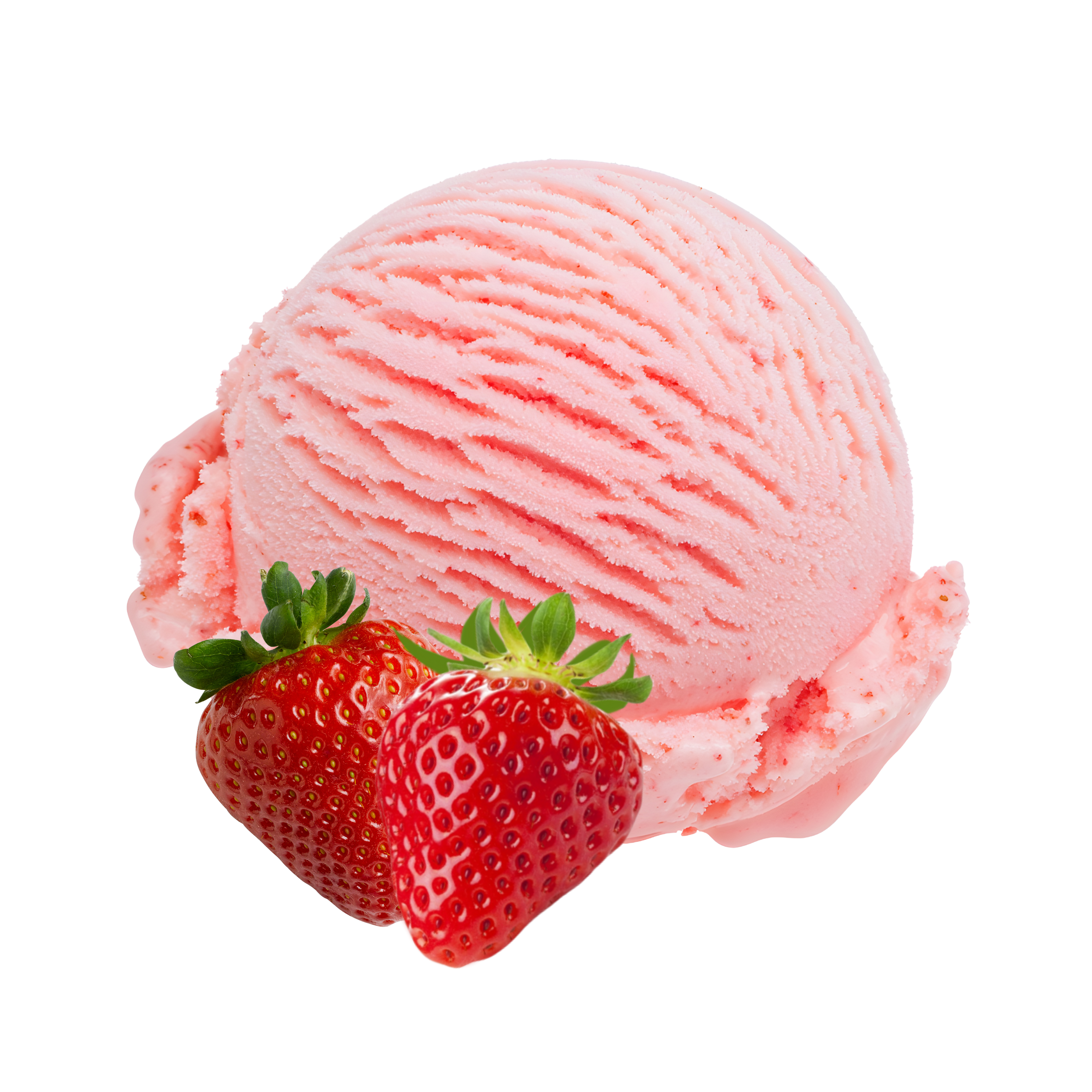 Jordgubb Gelato - 4,5L Tråg